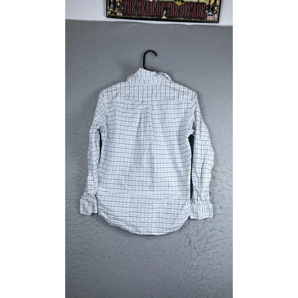 Ralph Lauren Shirt Boys Large 14-16 White Button Down‎ Long Sleeve Pony Logo